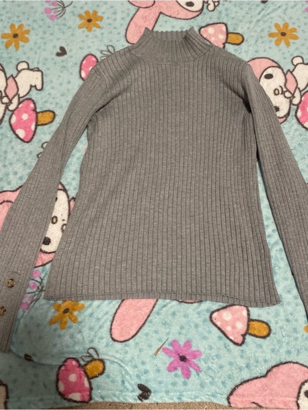Ribbed Mock Neck Sweater